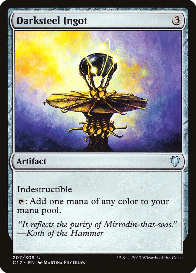 Darksteel Ingot [Commander 2017] | L.A. Mood Comics and Games