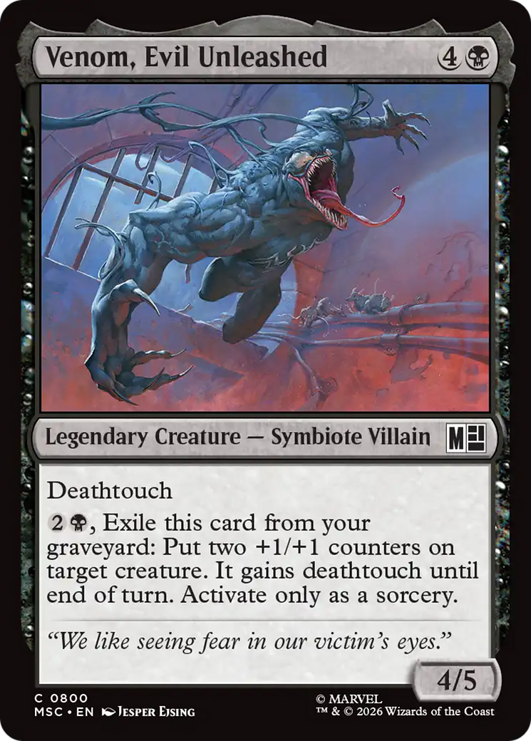 Venom, Evil Unleashed [Marvel Super Heroes Commander] | L.A. Mood Comics and Games