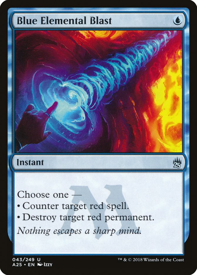 Blue Elemental Blast [Masters 25] | L.A. Mood Comics and Games