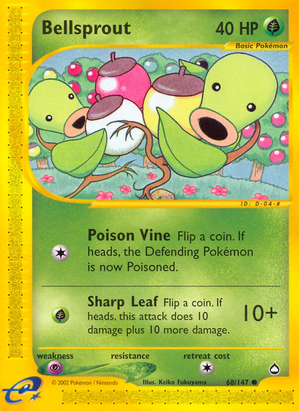 Bellsprout (68/147) [Aquapolis] | L.A. Mood Comics and Games