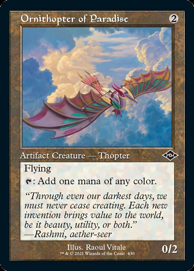 Ornithopter of Paradise (Retro Foil Etched) [Modern Horizons 2] | L.A. Mood Comics and Games
