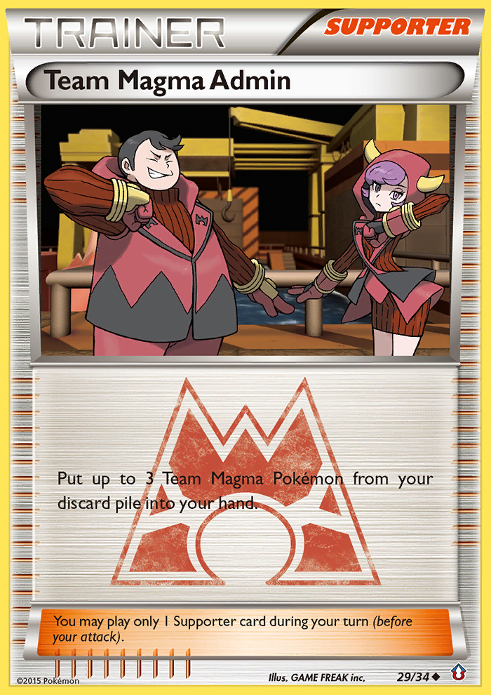 Team Magma Admin (29/34) [XY: Double Crisis] | L.A. Mood Comics and Games