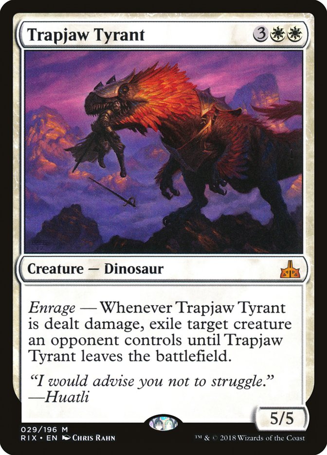 Trapjaw Tyrant [Rivals of Ixalan] | L.A. Mood Comics and Games