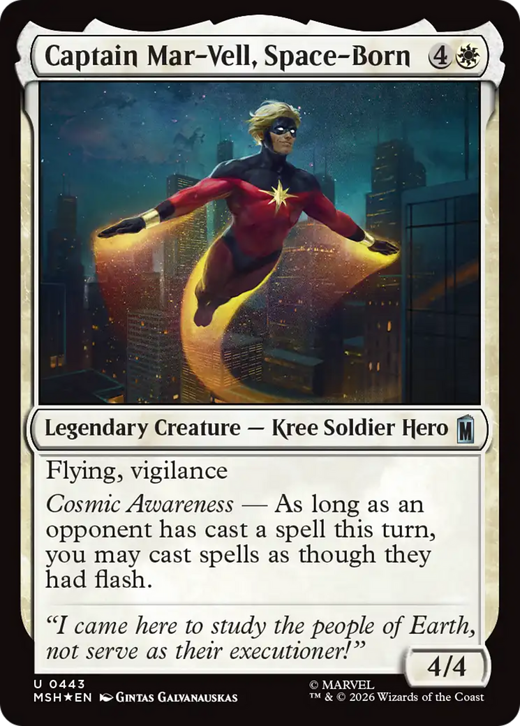Captain Mar-Vell, Space-Born (Surge Foil) [Marvel Super Heroes] | L.A. Mood Comics and Games