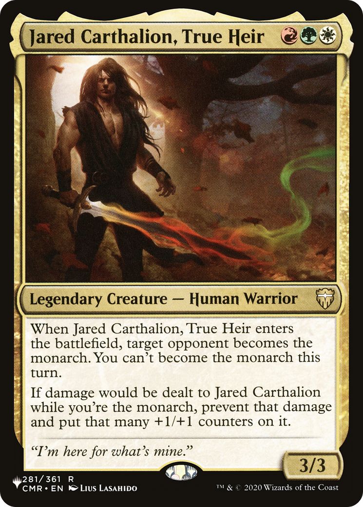 Jared Carthalion, True Heir [The List] | L.A. Mood Comics and Games
