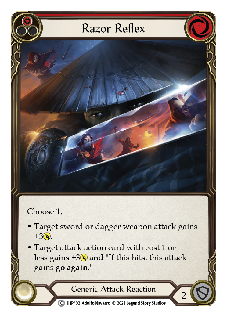 Razor Reflex (Red) [1HP402] (History Pack 1) | L.A. Mood Comics and Games