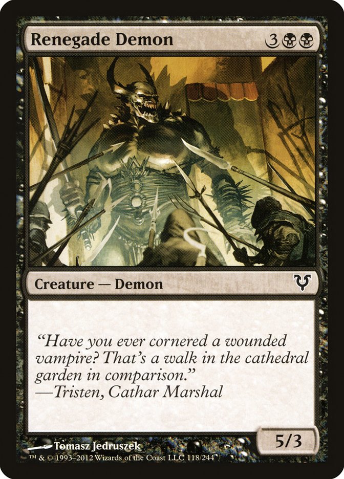 Renegade Demon [Avacyn Restored] | L.A. Mood Comics and Games
