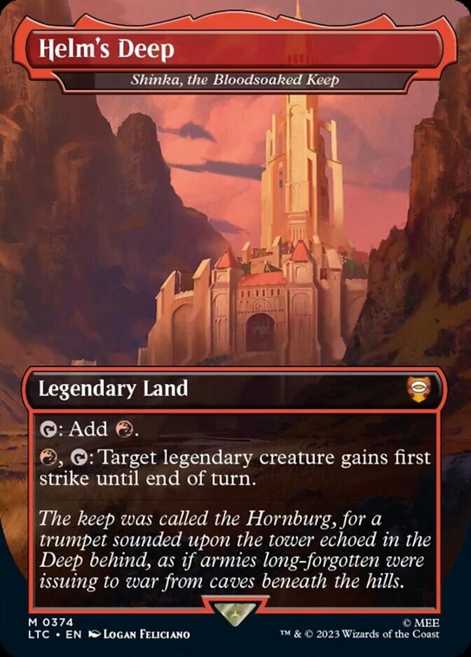 Helm's Deep - Shinka, the Bloodsoaked Keep [The Lord of the Rings: Tales of Middle-Earth Commander] | L.A. Mood Comics and Games