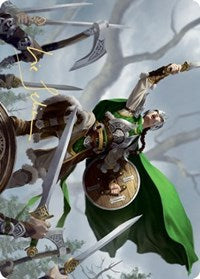 Maja, Bretagard Protector Art Card (Gold-Stamped Signature) [Kaldheim Art Series] | L.A. Mood Comics and Games