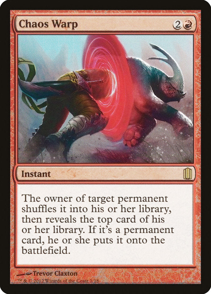 Chaos Warp [Commander's Arsenal] | L.A. Mood Comics and Games