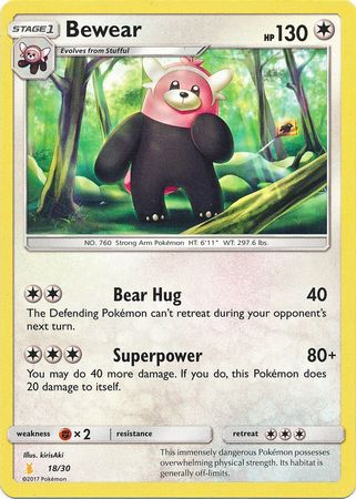 Bewear (18/30) [Sun & Moon: Trainer Kit - Alolan Raichu] | L.A. Mood Comics and Games