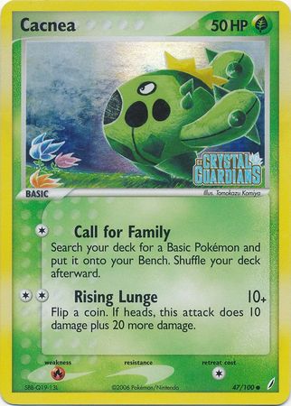 Cacnea (47/100) (Stamped) [EX: Crystal Guardians] | L.A. Mood Comics and Games