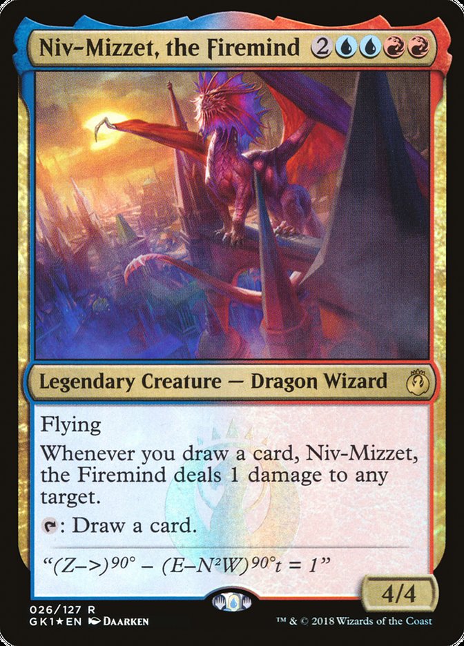 Niv-Mizzet, the Firemind [Guilds of Ravnica Guild Kit] | L.A. Mood Comics and Games