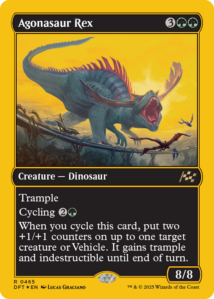 Agonasaur Rex (First-Place Foil) [Aetherdrift] | L.A. Mood Comics and Games