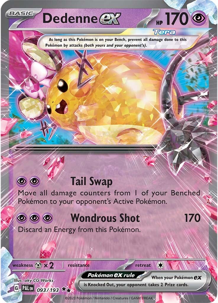 Dedenne ex (093/193) [Scarlet & Violet: Paldea Evolved] | L.A. Mood Comics and Games