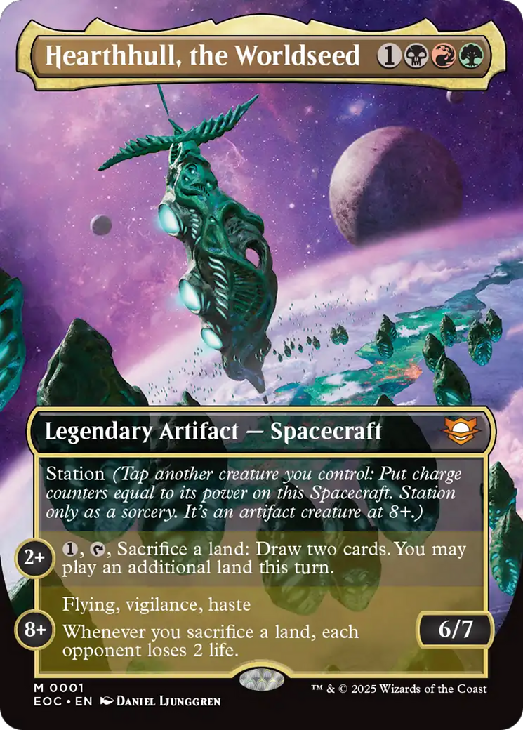 Hearthhull, the Worldseed (Borderless) [Edge of Eternities Commander] | L.A. Mood Comics and Games
