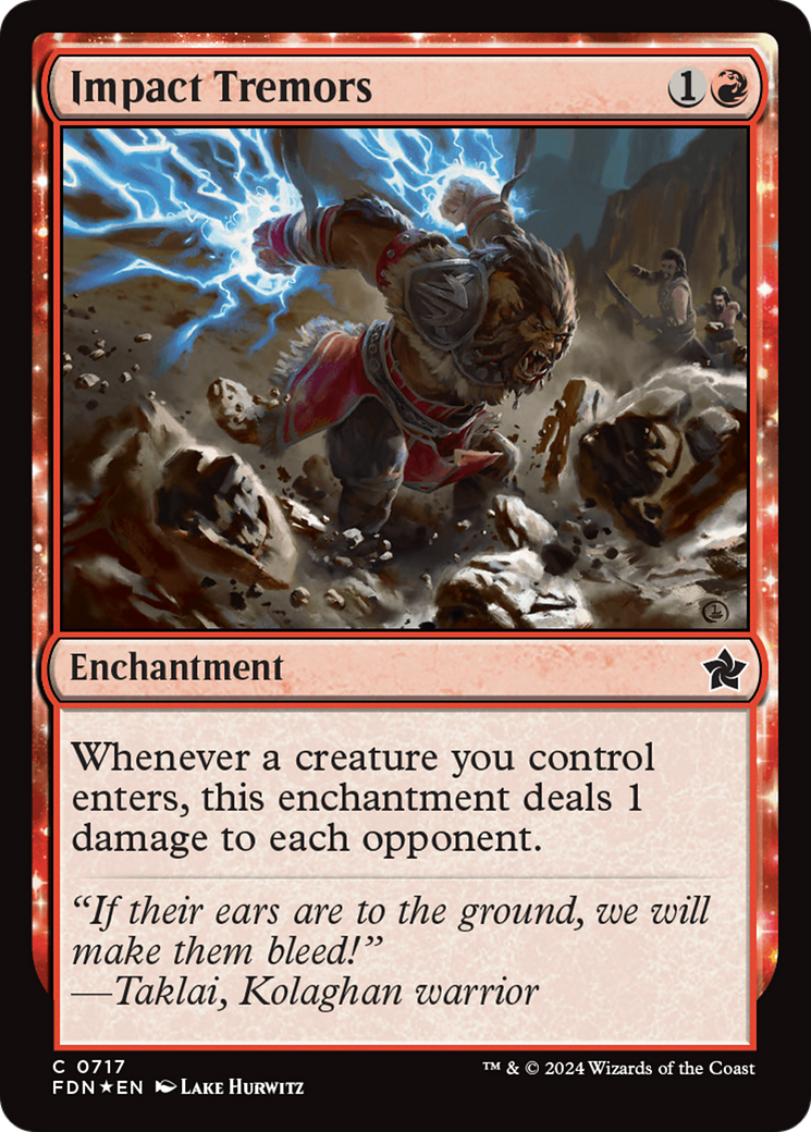 Impact Tremors [Foundations] | L.A. Mood Comics and Games