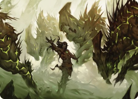 Ezuri's Predation Art Card [Commander Masters Art Series] | L.A. Mood Comics and Games