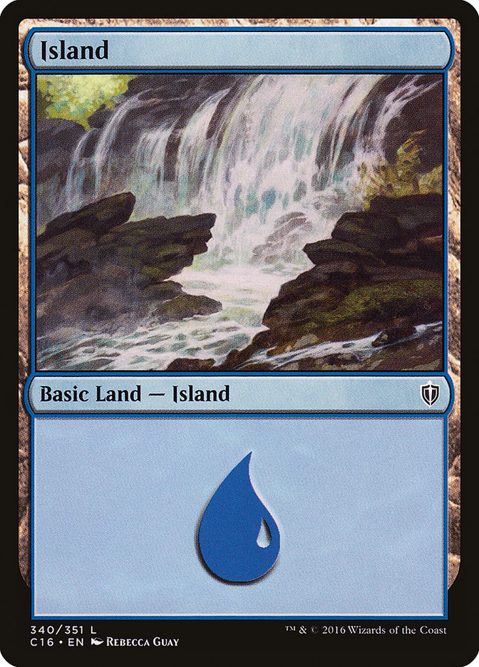 Island (340) [Commander 2016] | L.A. Mood Comics and Games