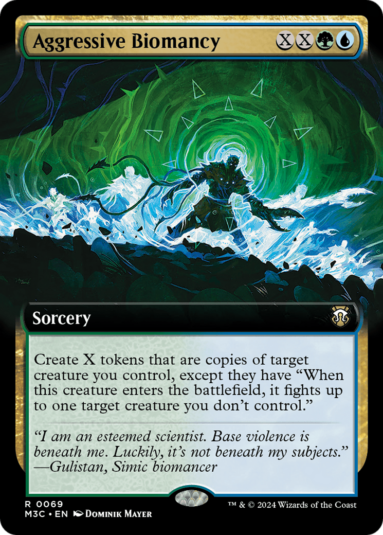Aggressive Biomancy (Extended Art) [Modern Horizons 3 Commander] | L.A. Mood Comics and Games