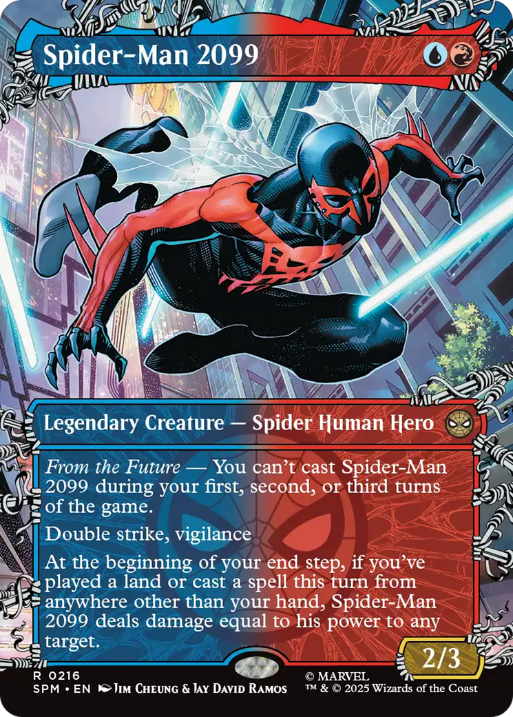 Spider-Man 2099 (0216) (Borderless) [Marvel's Spider-Man] | L.A. Mood Comics and Games