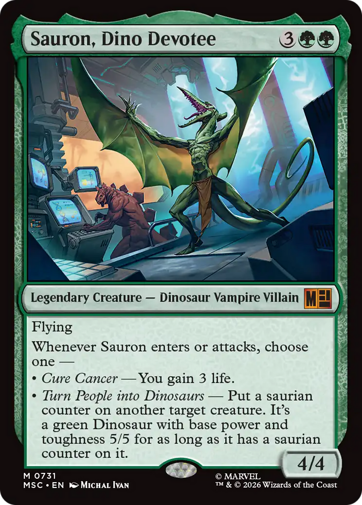 Sauron, Dino Devoteee [Marvel Super Heroes Commander] | L.A. Mood Comics and Games
