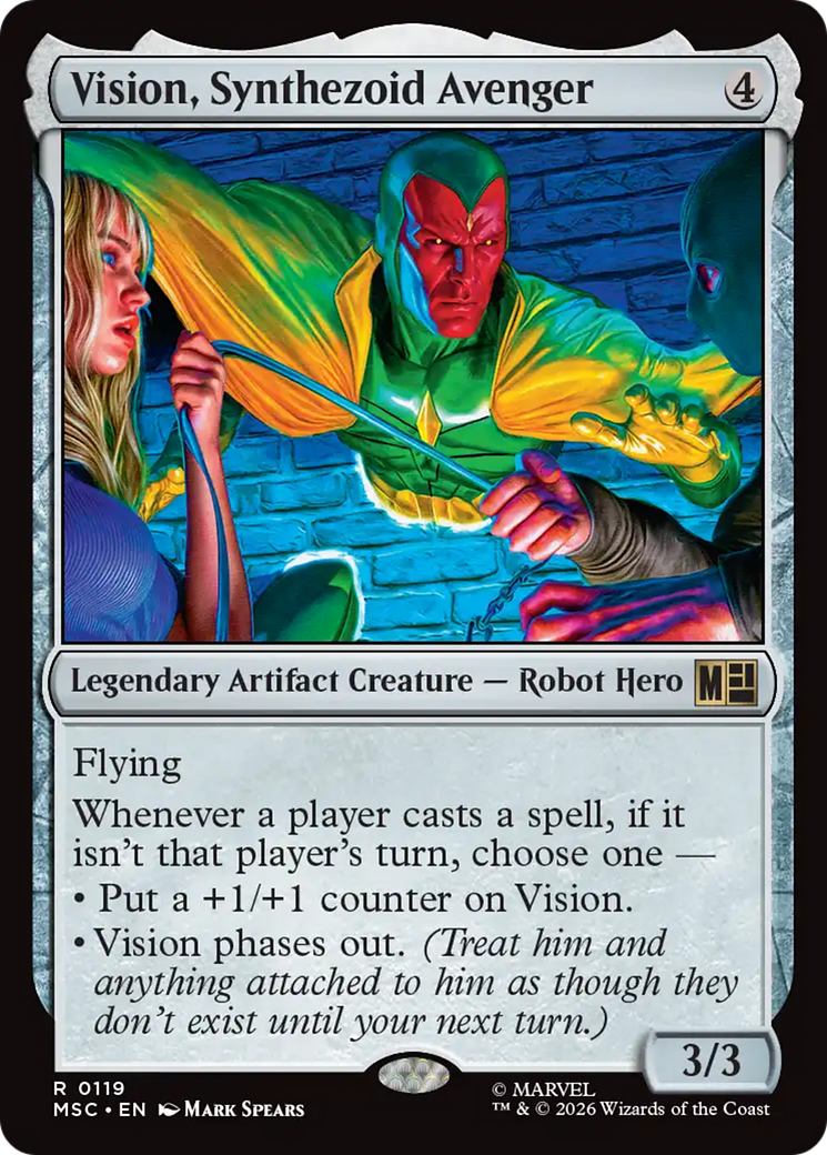 Vision, Synthezoid Avenger [Marvel Super Heroes Commander] | L.A. Mood Comics and Games