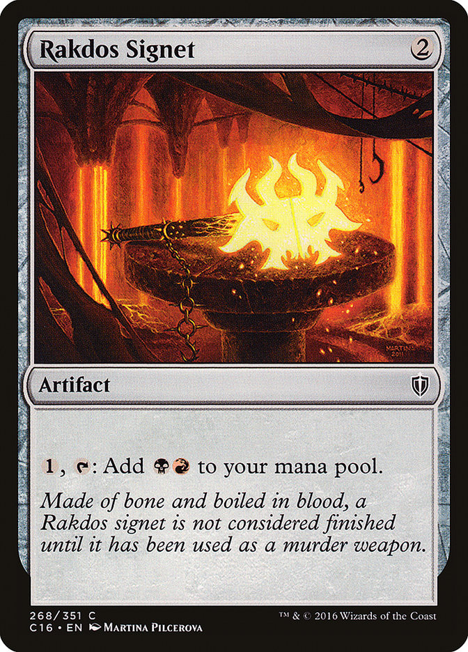 Rakdos Signet [Commander 2016] | L.A. Mood Comics and Games