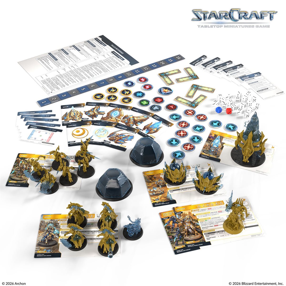 Starcraft: The Miniatures Game: Wave 1: Protoss: Starter Set - Founders Edition | L.A. Mood Comics and Games