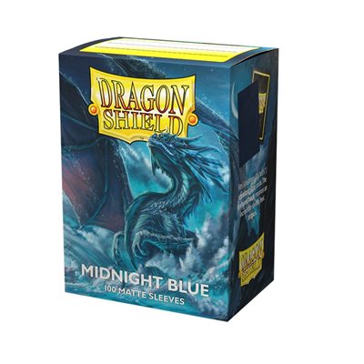 Dragon Shield Matte Sleeve - Midnight Blue 100ct | L.A. Mood Comics and Games