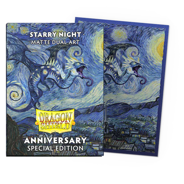 DRAGON SHIELD SLEEVES MATTE DUAL ART ANNIVERSARY SPECIAL EDITION STARRY NIGHT | L.A. Mood Comics and Games