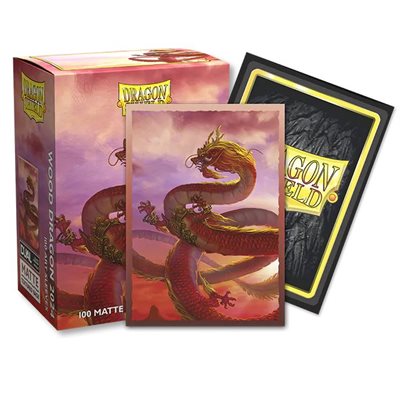 Sleeves: Dragon Shield Limited Edition Matte DUAL: Wood Dragon | L.A. Mood Comics and Games
