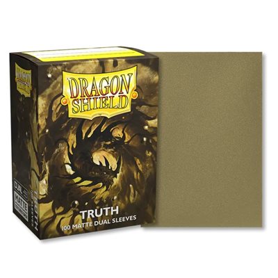 Dragon Shield Matte DUAL Truth (100) (GOLD) | L.A. Mood Comics and Games