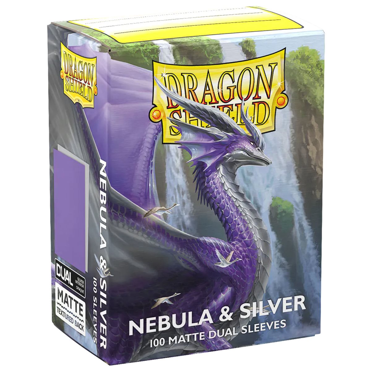 Sleeves: Dragon Shield: Matte DUAL: Nebula & Silver | L.A. Mood Comics and Games