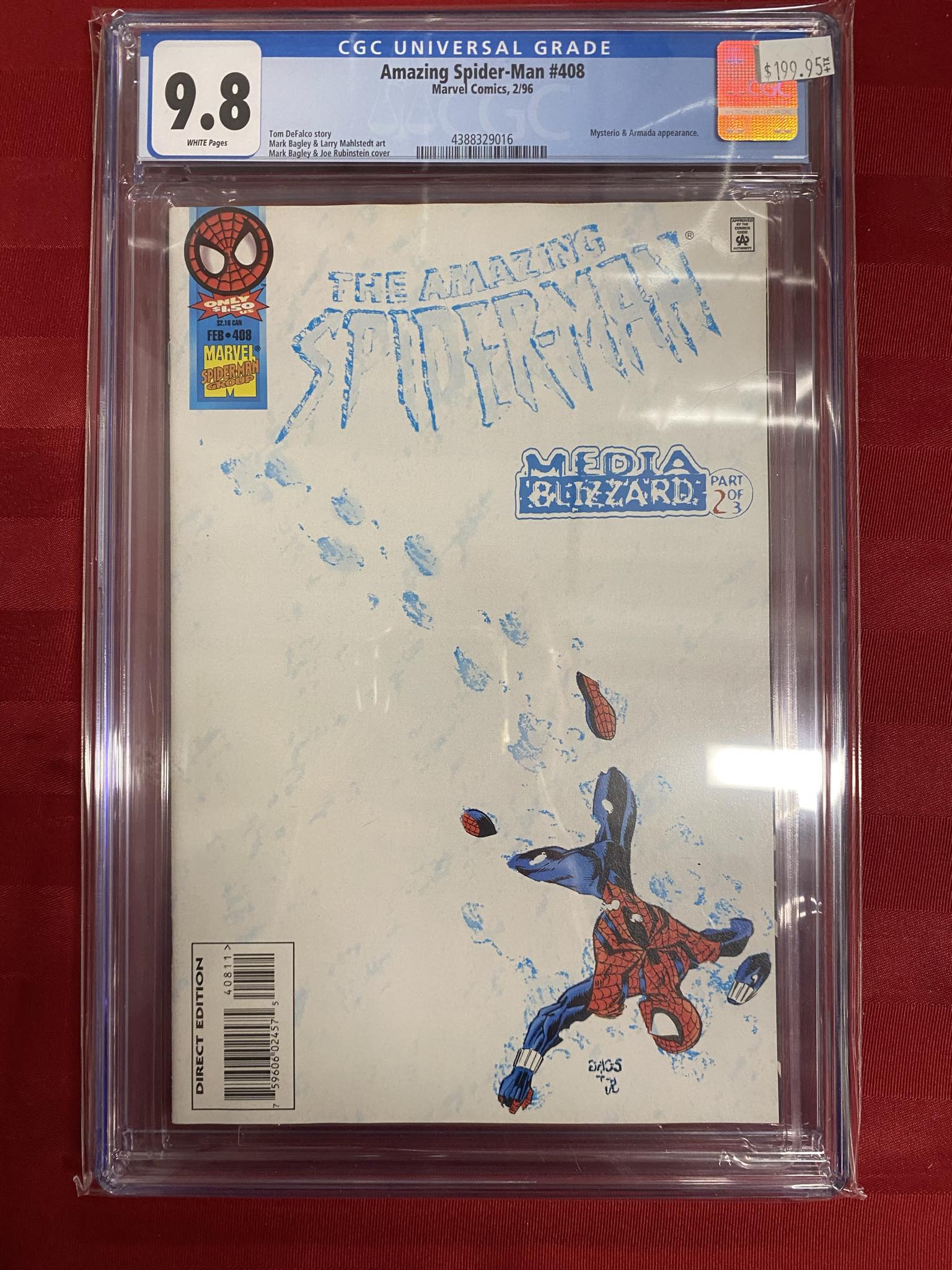 Amazing Spider-Man #408 CGC 9.8 | L.A. Mood Comics and Games