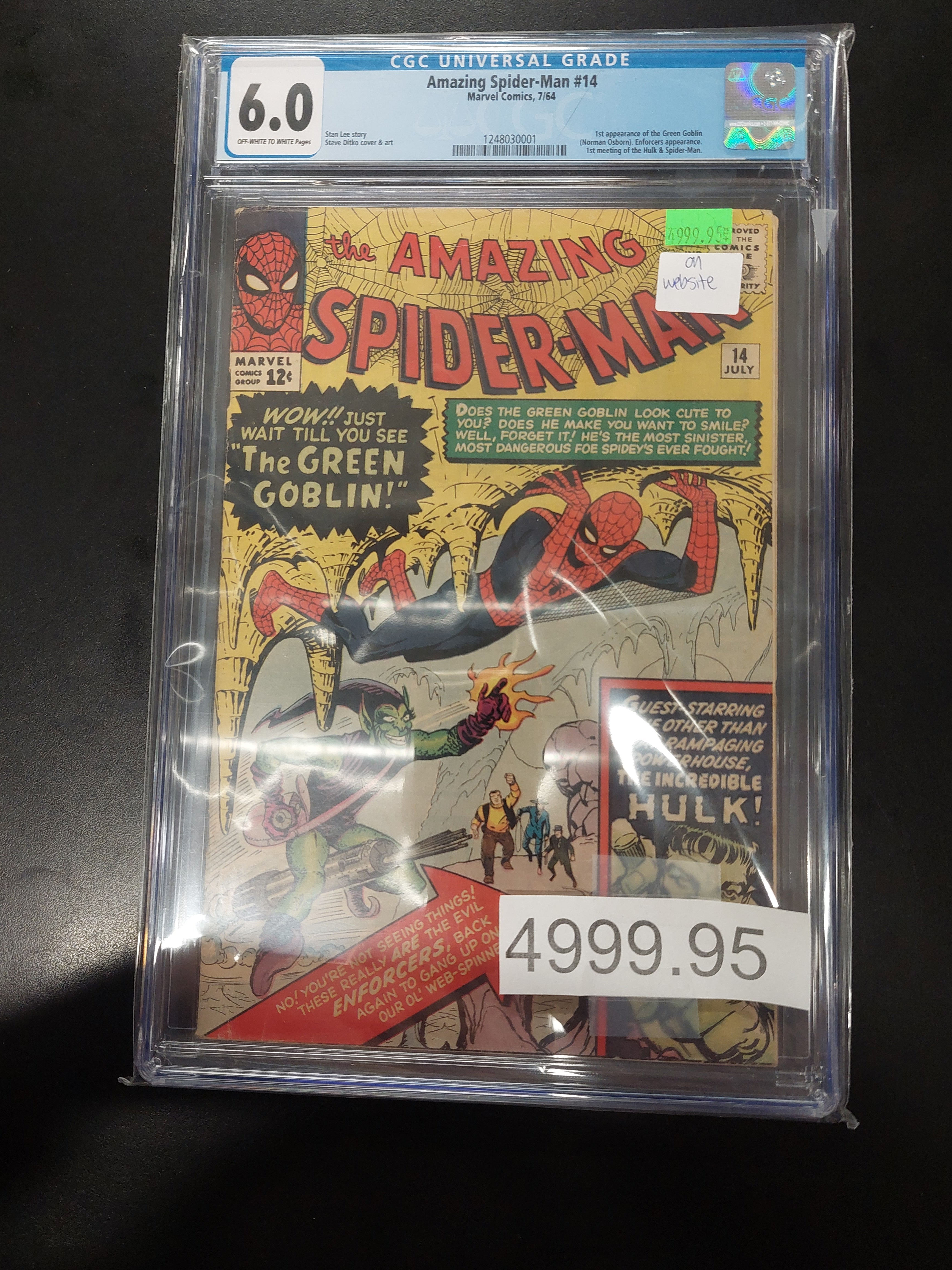 The Amazing Spider-Man #14 1964 CGC 6.0 | L.A. Mood Comics and Games