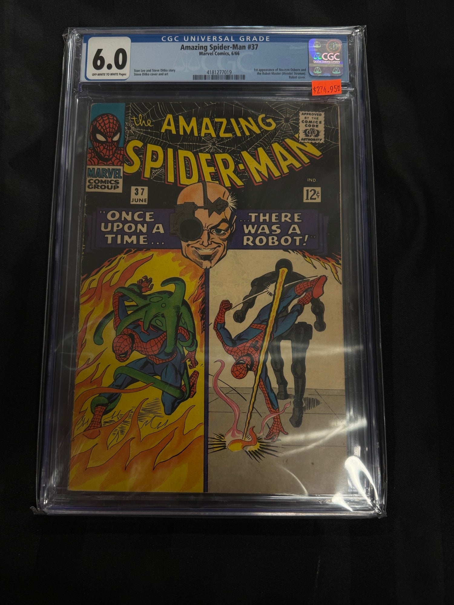 Amazing Spider-Man #37 1966 CGC 6.0 | L.A. Mood Comics and Games