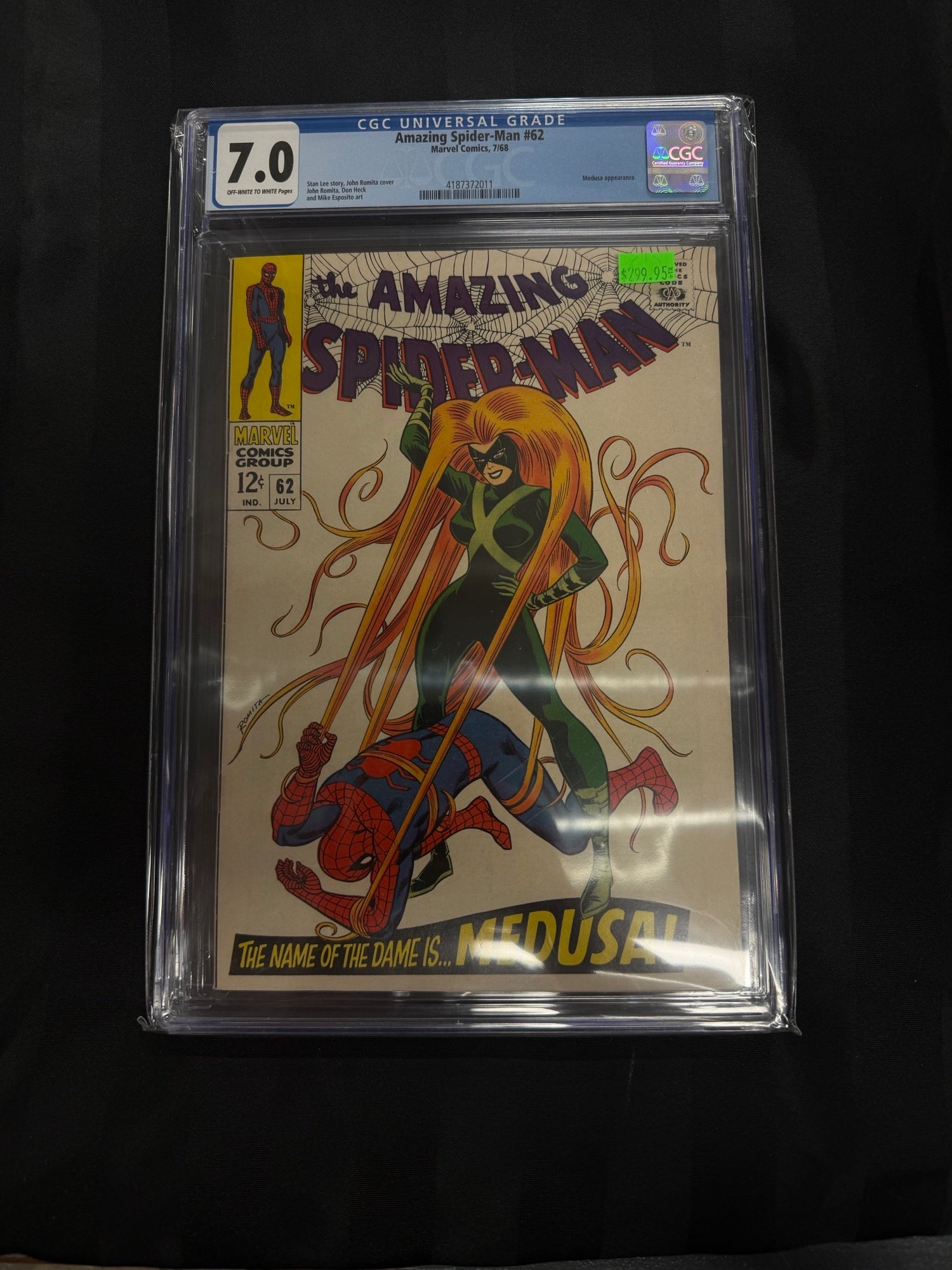 Amazing Spider-Man #62 1968 CGC 7.0 | L.A. Mood Comics and Games