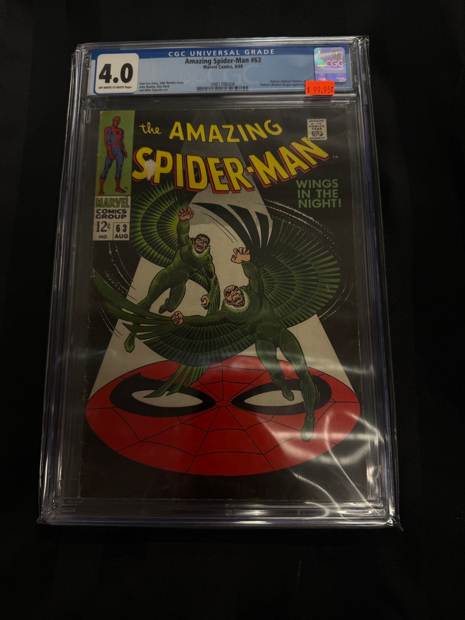 Amazing Spider-Man #63 1968 CGC 4.0 | L.A. Mood Comics and Games