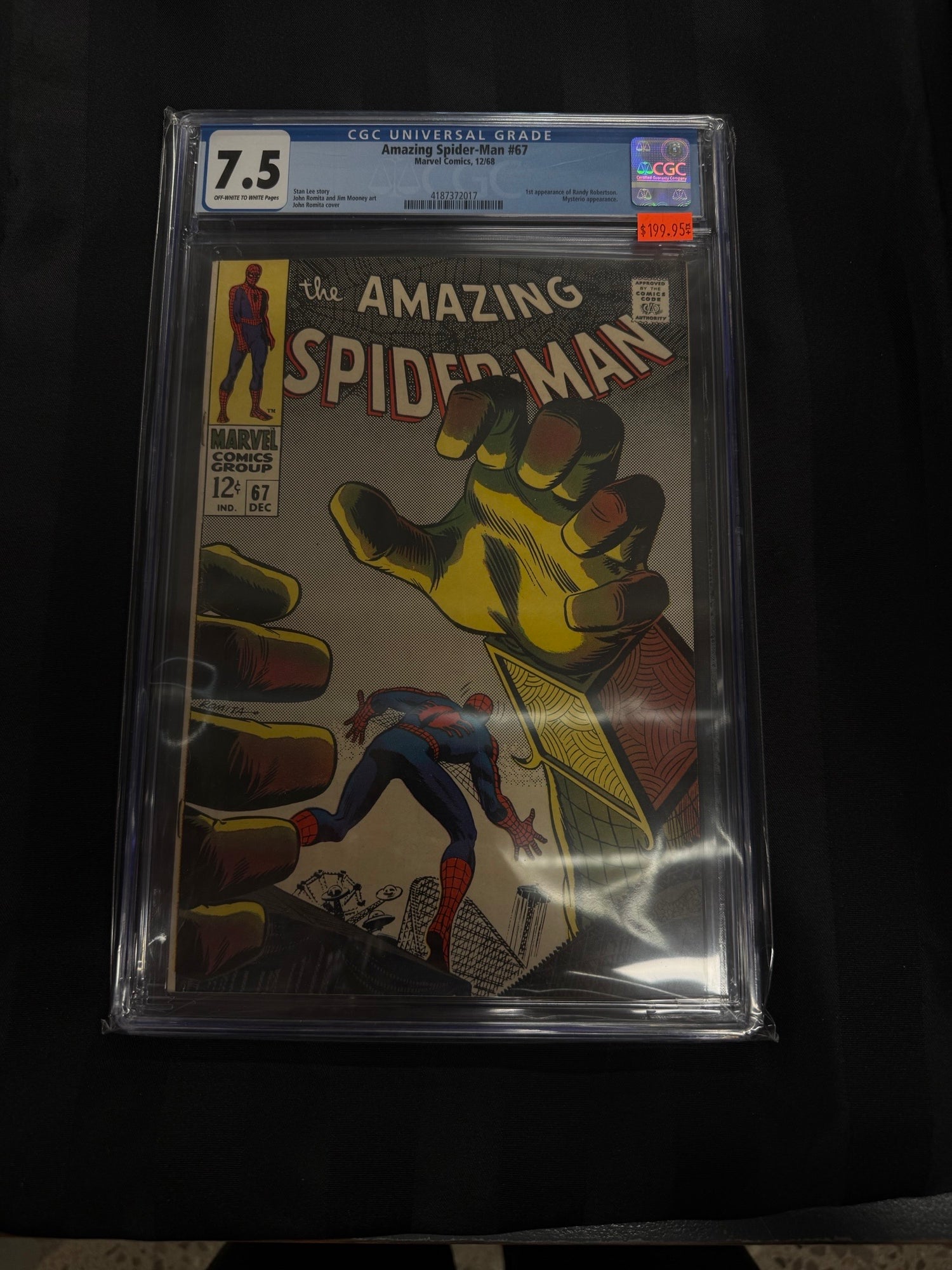 Amazing Spider-Man #67 1968 CGC 7.5 | L.A. Mood Comics and Games