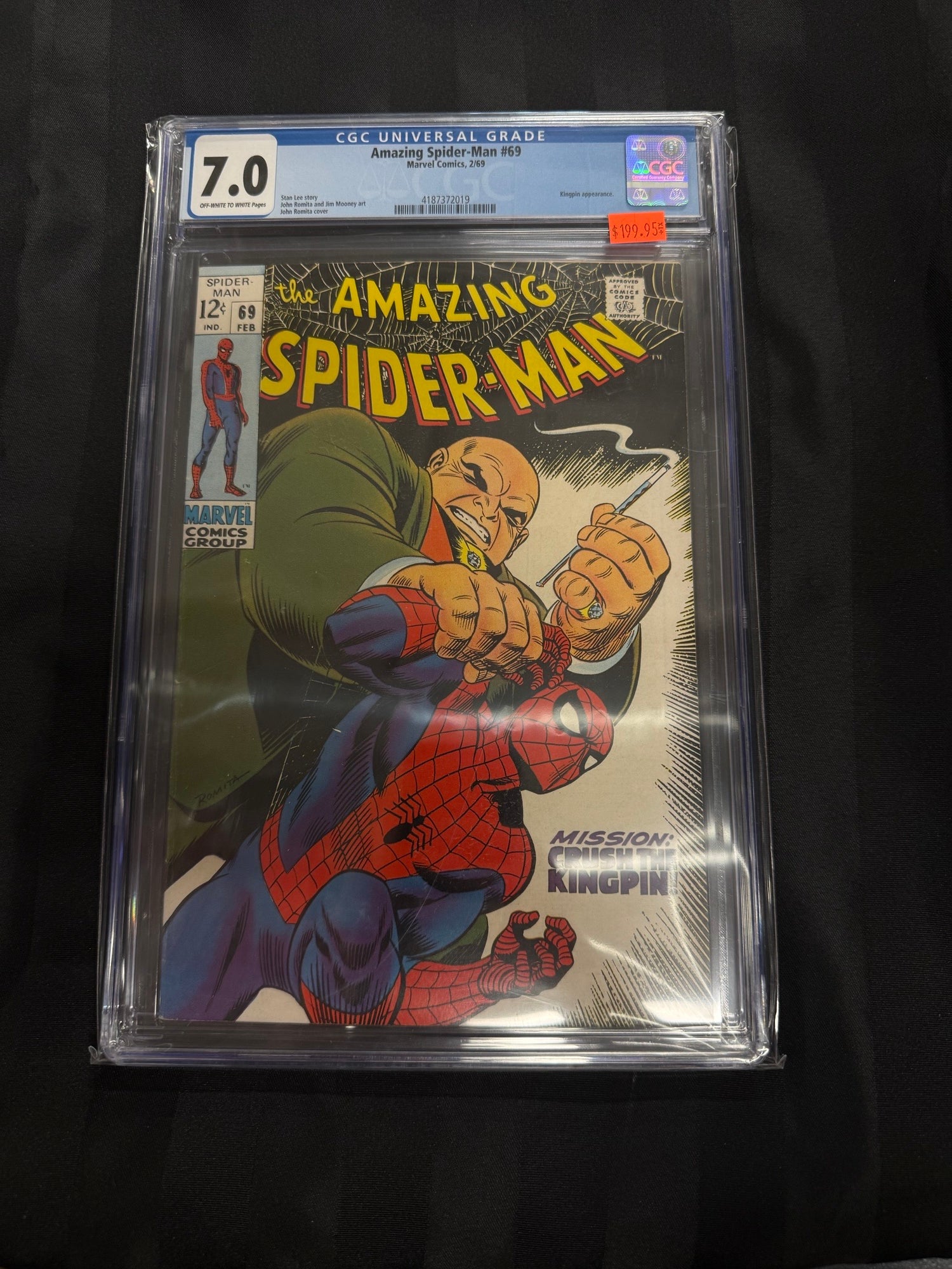 Amazing Spider-Man #69 1969 CGC 7.0 | L.A. Mood Comics and Games