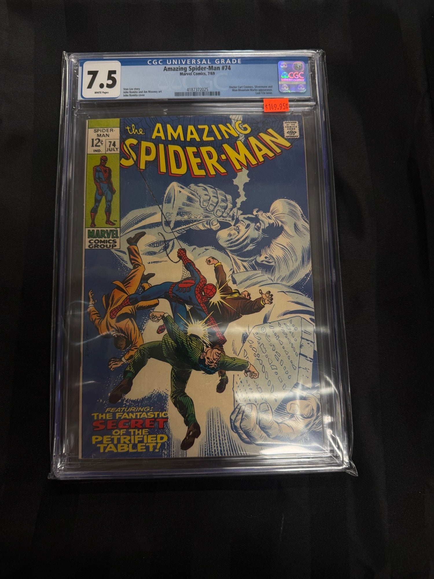 Amazing Spider-Man #74 1969 CGC 7.5 | L.A. Mood Comics and Games