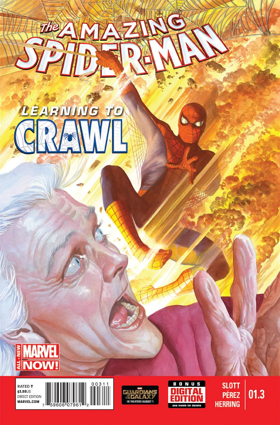 AMAZING SPIDER-MAN #1.3 LEARNING TO CRAWL | L.A. Mood Comics and Games