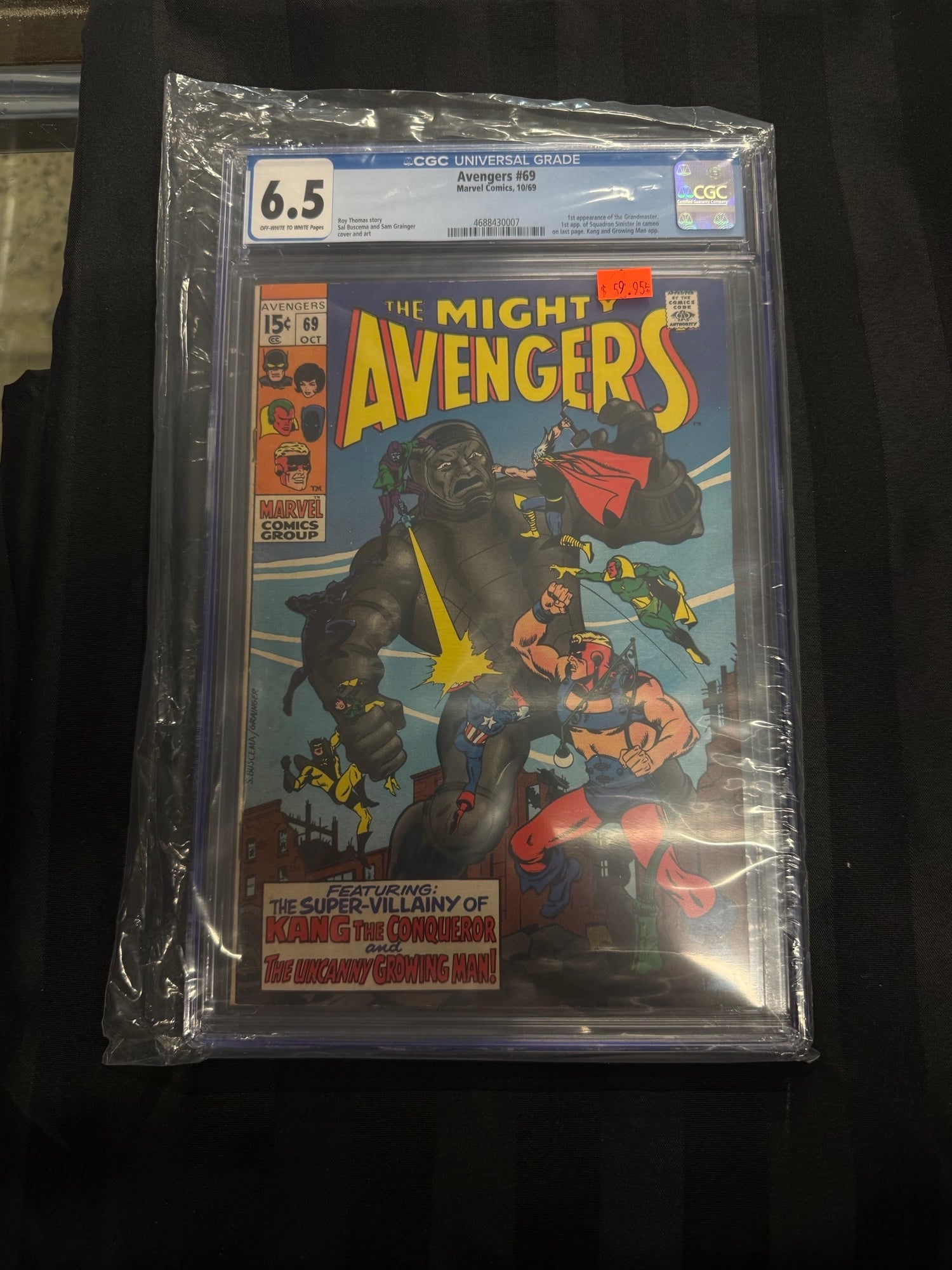 Avengers #69 CGC 6.5 | L.A. Mood Comics and Games