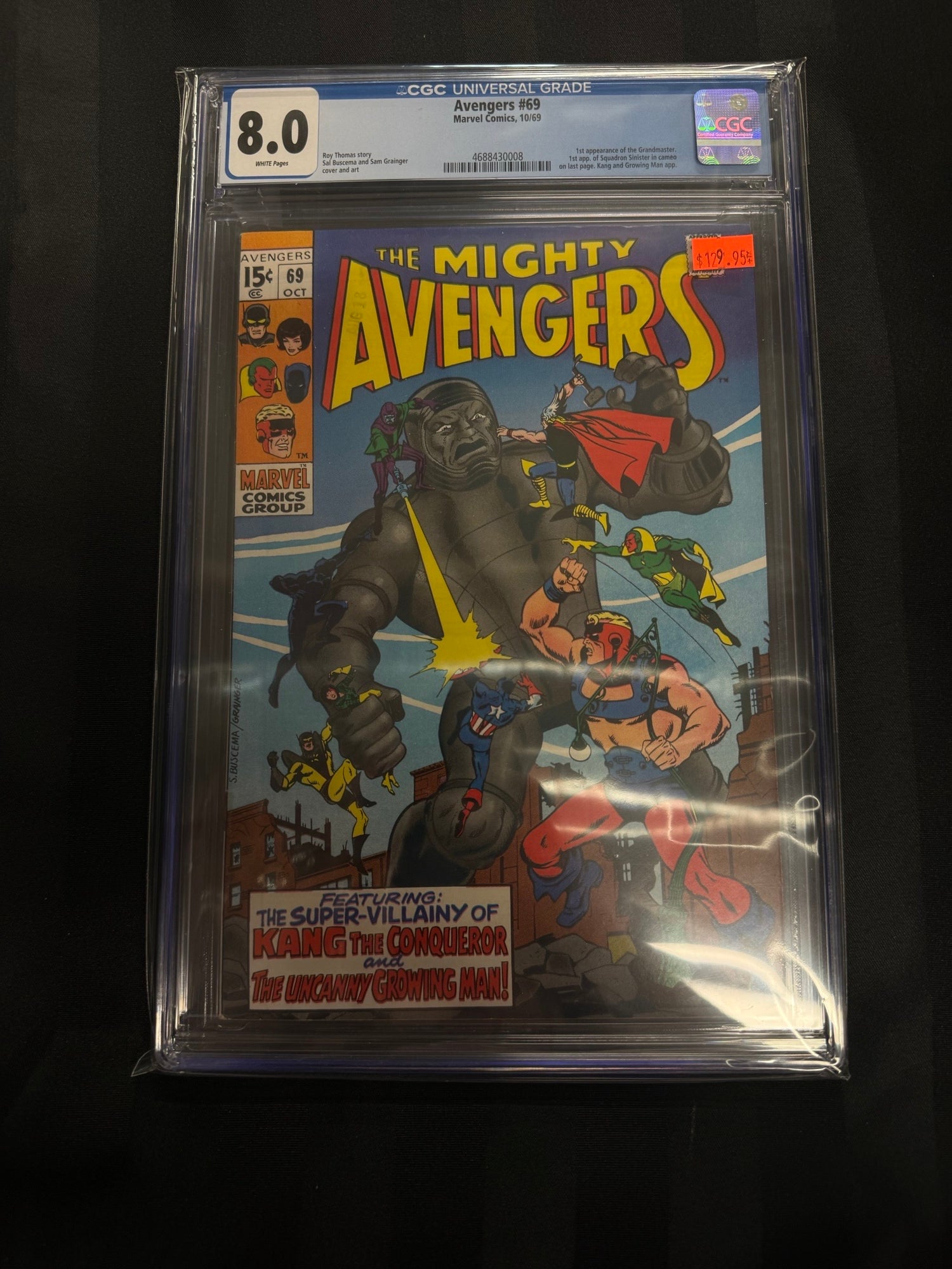 Avengers #69 CGC 8.0 | L.A. Mood Comics and Games