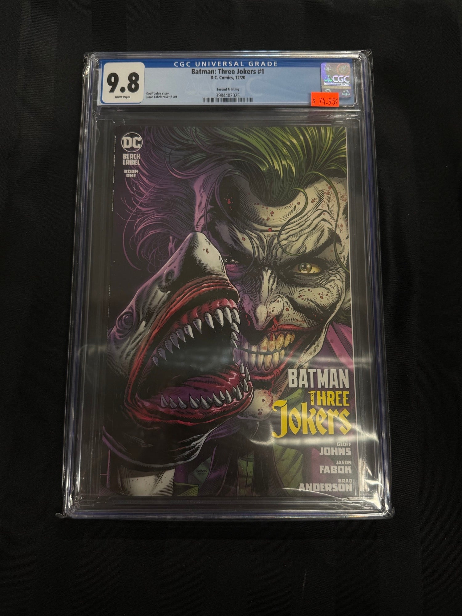 Batman: Three Jokers #1 2020 CGC 9.8 (Second Printing) | L.A. Mood Comics and Games