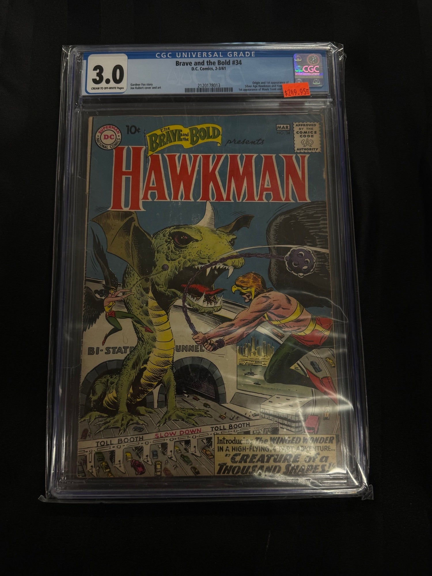 Brave and the Bold #34 1961 CGC 3.0 | L.A. Mood Comics and Games