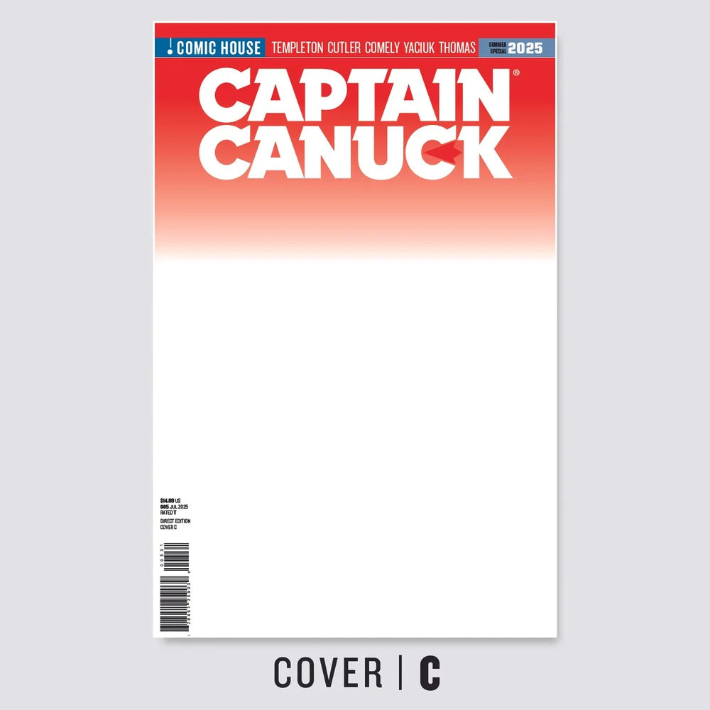 Captain Canuck Summer Special 2025 Cover C Blank - Signed by Richard Comely | L.A. Mood Comics and Games