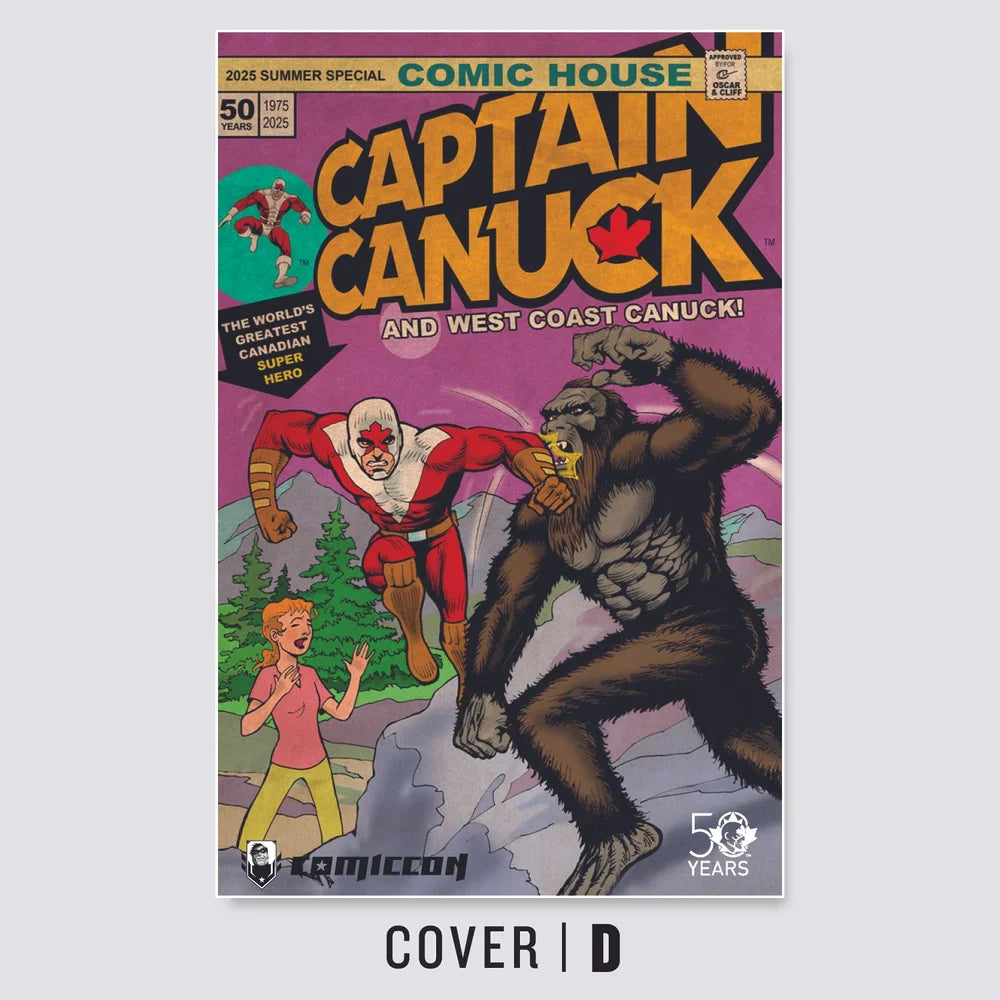 Captain Canuck Summer Special 2025 Cover D - Signed by Richard Comely | L.A. Mood Comics and Games