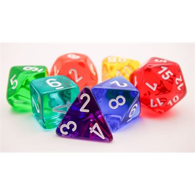 Prism Translucent Dice Set: 7pc | L.A. Mood Comics and Games